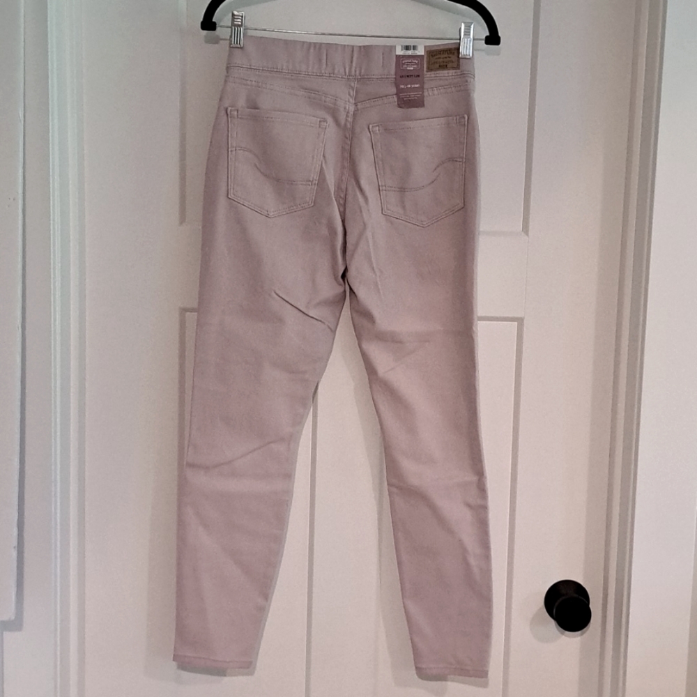 NWT Totally Shaping Pull-on Skinny Pants (Lt Pink) - LEVI STRAUSS - Picture 6 of 10